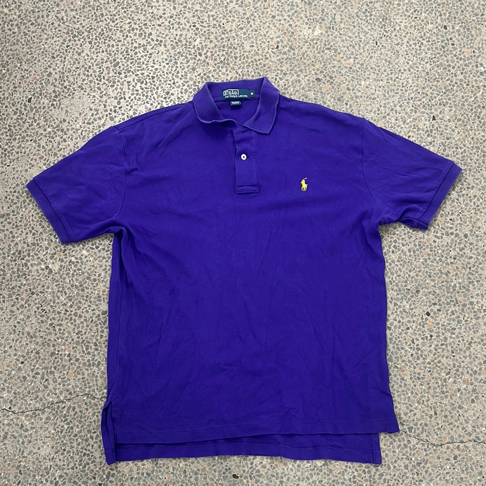 Polo by Ralph Lauren Purple Pique Polo Shirt